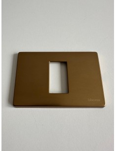 Bticino magic plate 1p bronze 503/1A/BR for 503sa supports